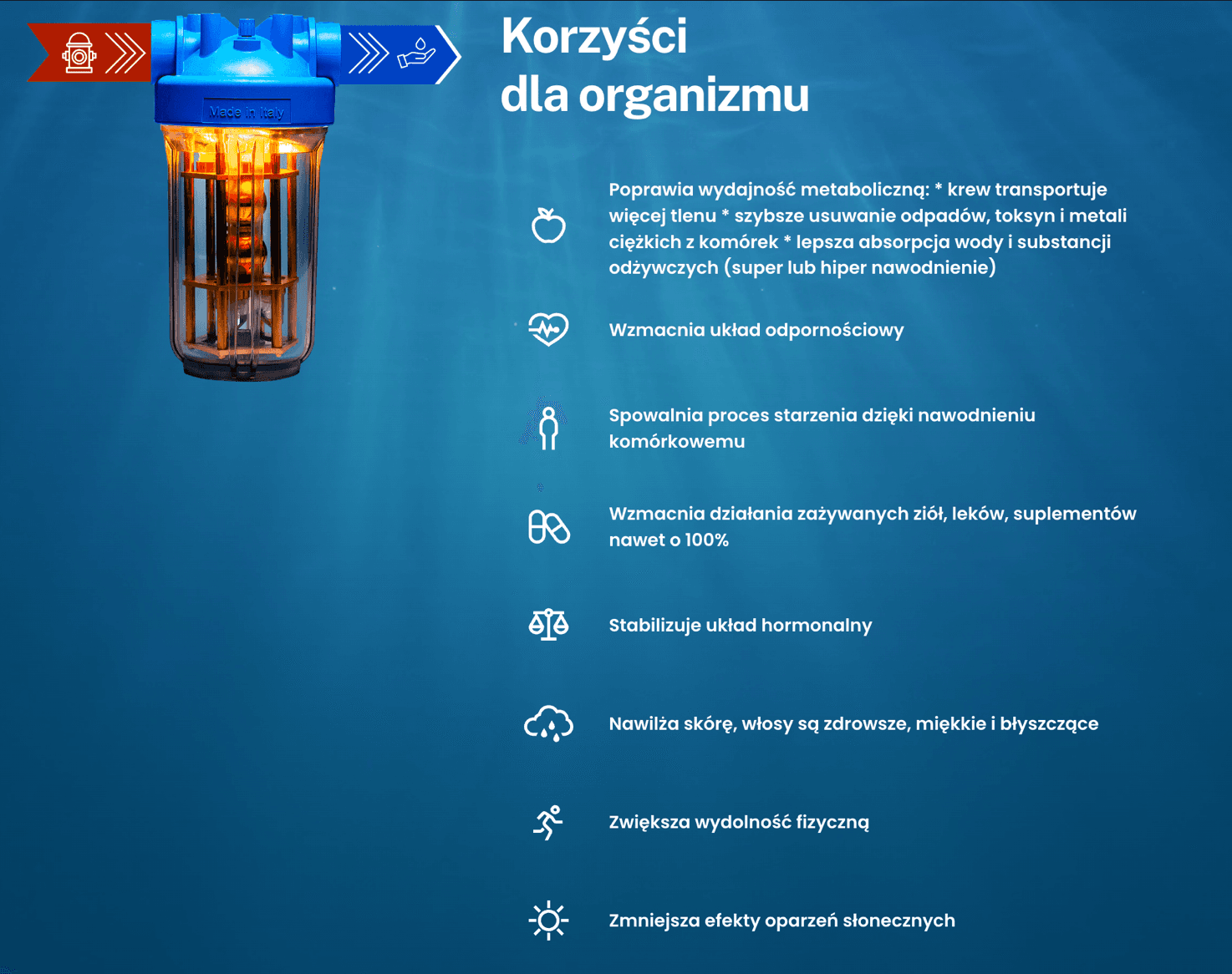 Korzyści żywej wody dla organizmu